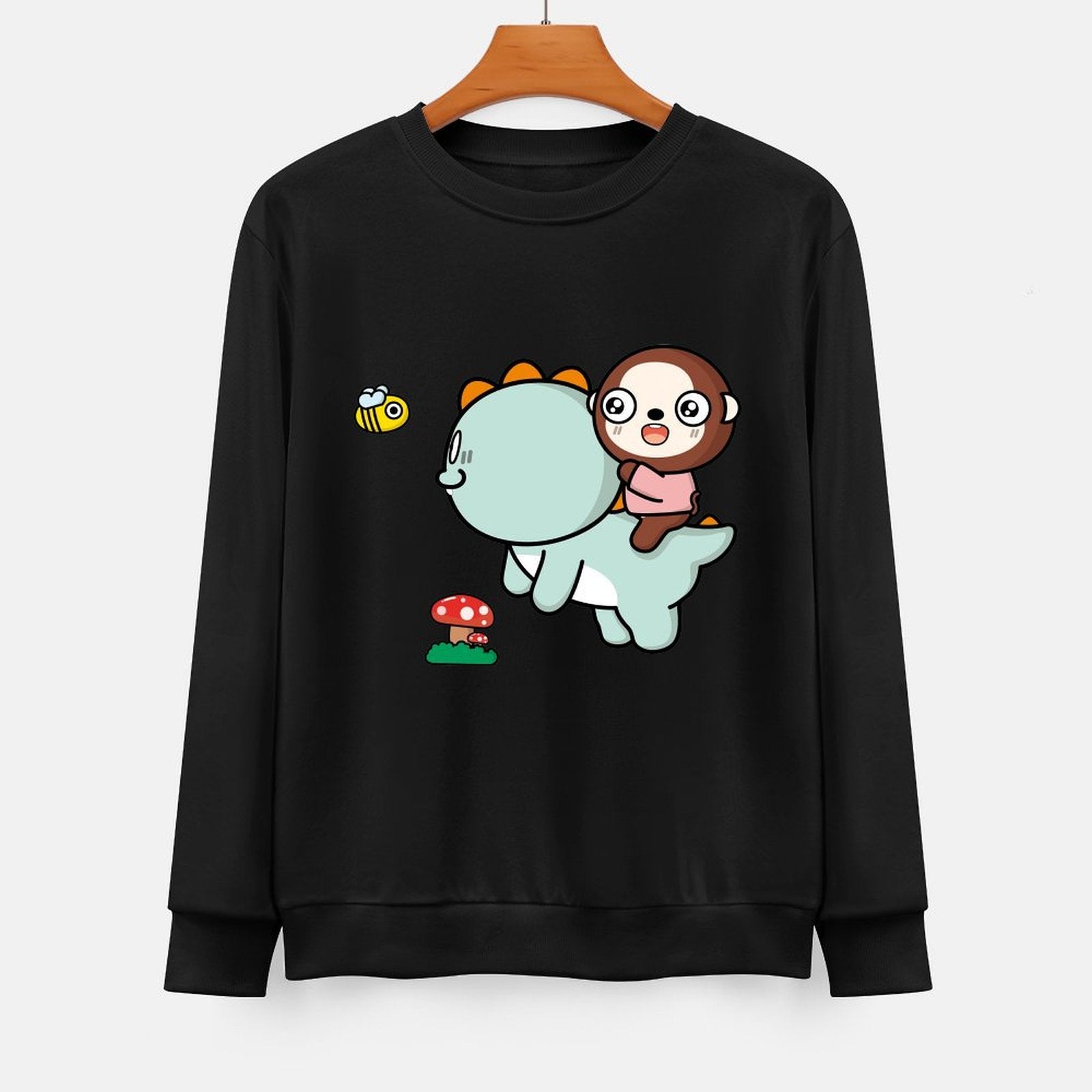 Front Patterned Long Sleeve TopPureStyle PremiumSeries